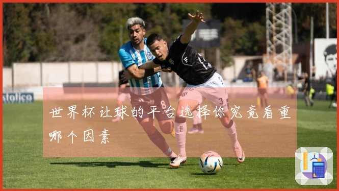 世界杯让球的平台选择你究竟看重哪个因素