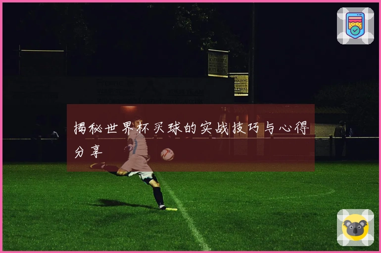 揭秘世界杯买球的实战技巧与心得分享