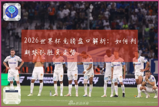 2026世界杯竞猜盘口解析：如何判断球队胜负走势