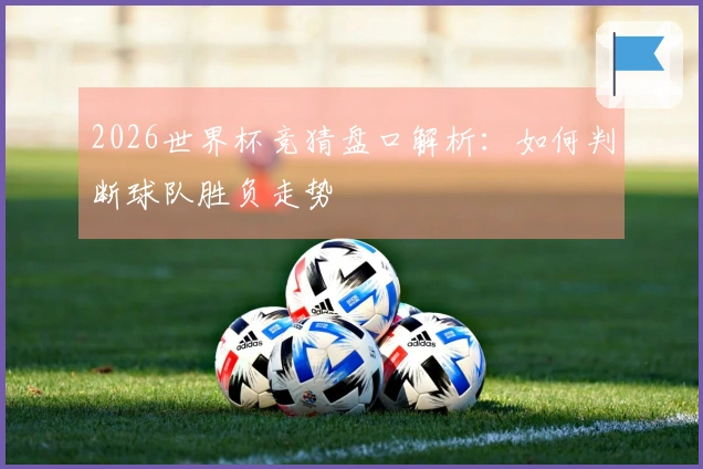 2026世界杯竞猜盘口解析：如何判断球队胜负走势