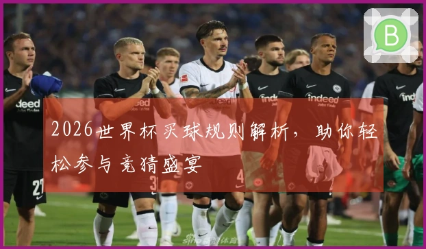 2026世界杯买球规则解析，助你轻松参与竞猜盛宴